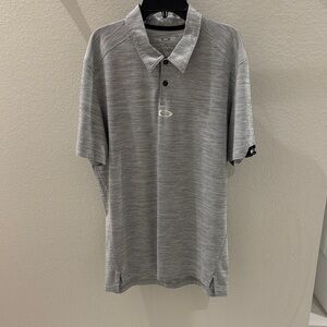 Oakley Men's Gray Polo Shirt